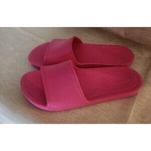 Crocs Women's Kadee Slide Sandals Electric Pink Slip On Size 10